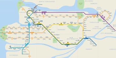แวน skytrain แผนที่