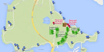แผนที่ของสแตนลี่ย์อปาร์คจอดรถ