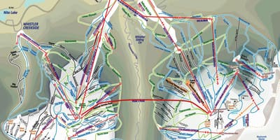 แผนที่ของแวนคูเวอร์วิสต์เลอร์และแคนาดา