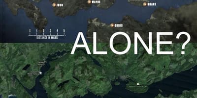 แผนที่ของแวนคูเวอร์เกาะคนเดียว
