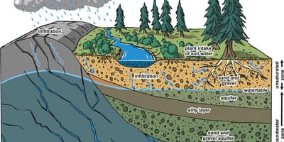 แผนที่ของแวนคูเวอร์ aquifer