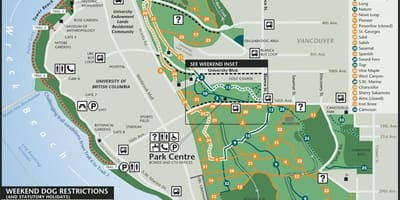 แผนที่ของ ubc งร่องรอย