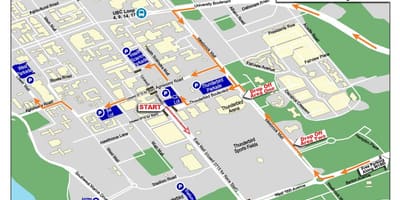 แผนที่ของ ubc ลานจอดรถ